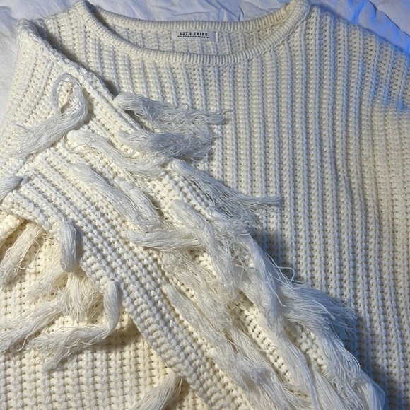 12th Tribe Fringe Sweater - Picture 2 of 2